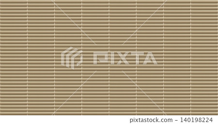 High-quality seamless texture of horizontal caramel beige KitKat ceramic tiles. 140198224