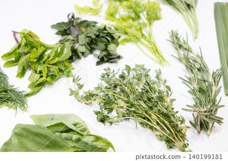 Various herbs Various herbs 140199181