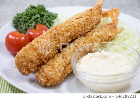 Fried shrimp Fried shrimp 140199231