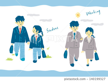 學生和在職成年人 學生和在職成年人 140199327