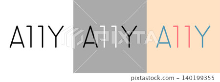用於 A11Y(無障礙)的簡單向量圖標 用於 A11Y(無障礙)的簡單向量圖標 140199355