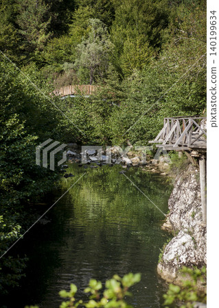 River Forest Landscape River Forest Landscape 140199634