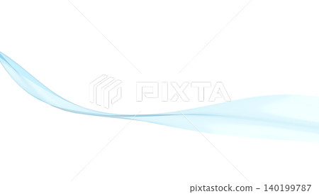 Twisted wave lines make a striking impact on the presentation cover; white background CG Twisted wave lines make a striking impact on the presentation cover; white background CG 140199787