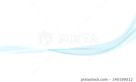 Twisted wave lines make a striking impact on the presentation cover; white background CG Twisted wave lines make a striking impact on the presentation cover; white background CG 140199812