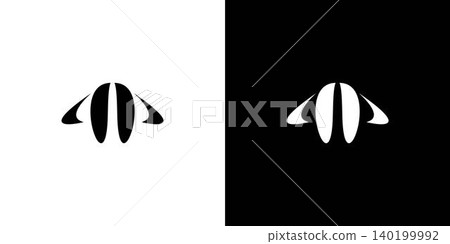 The fly logo design is unique and abstract The fly logo design is unique and abstract 140199992