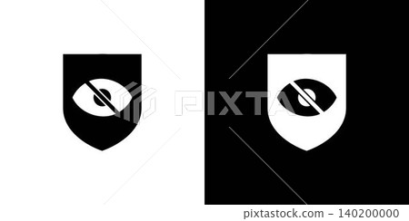 unique and modern guarantee not visible logo design unique and modern guarantee not visible logo design 140200000