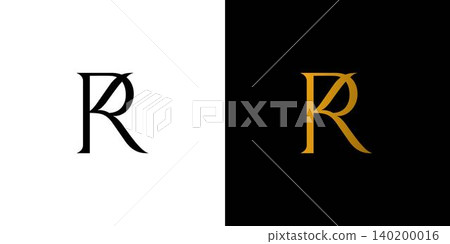 Luxury and unique letter RK initials logo design Luxury and unique letter RK initials logo design 140200016
