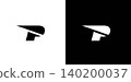Unique and strong letter P initials logo design 140200037