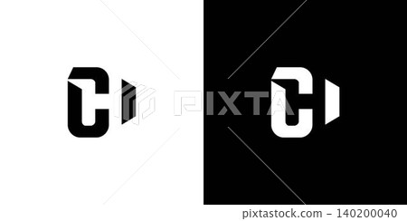 Strong and modern letter CH initials logo design Strong and modern letter CH initials logo design 140200040