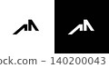 unique and modern letter M initials logo design 140200043