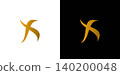 Luxury and modern letter X initials logo design 140200048