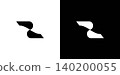 unique and modern R logo design 140200055