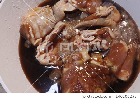 Marinated Meat in Dark Sauce Marinated Meat in Dark Sauce 140200253
