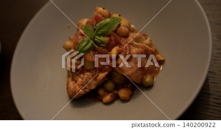 Chicken and bean tomato stew Chicken and bean tomato stew 140200922