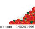 Background material <Summer, Hibiscus background, Okinawa, Hawaii, Southern, Tropical, Horizontal orientation> 140201496