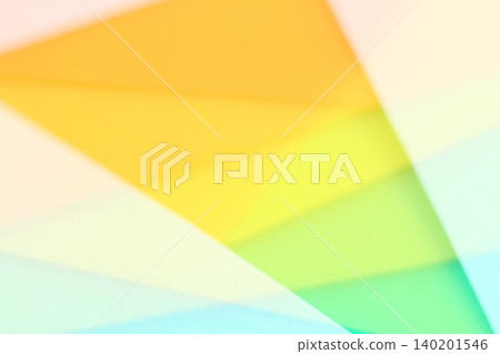 Colorful combination of surfaces and lines; pattern-like; semi-transparent; vertical orientation. 140201546