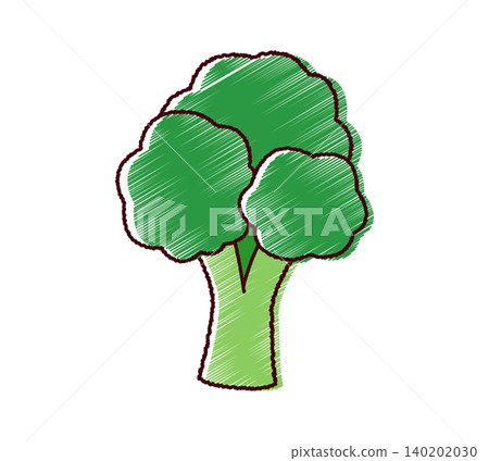 A simple, sketch-style illustration of broccoli. A simple, sketch-style illustration of broccoli. 140202030