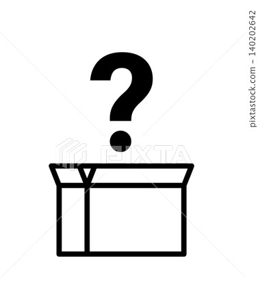 Simple question box icon for anonymous question communication. Simple question box icon for anonymous question communication. 140202642