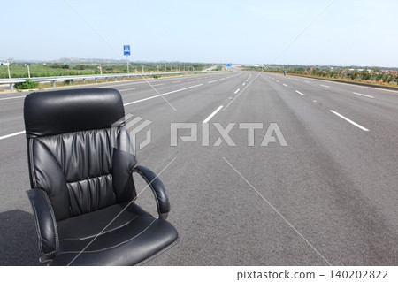 Sofa Chair on road 140202822