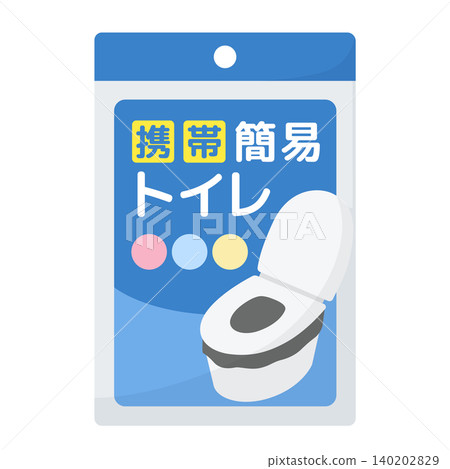 便攜式廁所,緊急廁所_向量圖 便攜式廁所,緊急廁所_向量圖 140202829