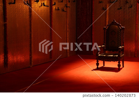 Antique Chair in the home rural village India Antique Chair in the home rural village India 140202873