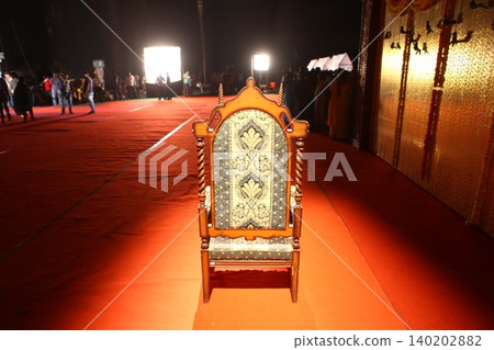 Antique Chair in the home rural village India 140202882