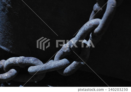 Rusted Metal Chain Rusted Metal Chain 140203230