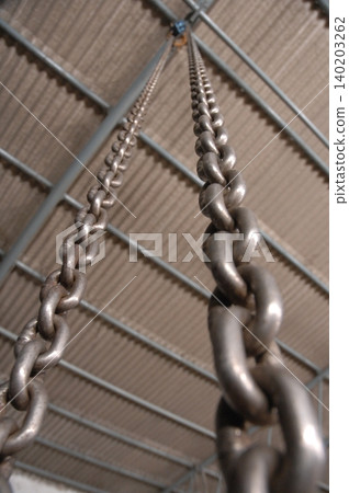 Rusted Metal Chain Rusted Metal Chain 140203262