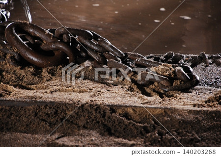 Rusted Metal Chain Rusted Metal Chain 140203268