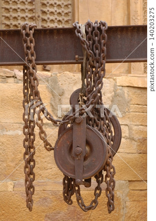 Rusted Metal Chain Rusted Metal Chain 140203275