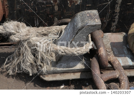 Rusted Metal Chain Rusted Metal Chain 140203307