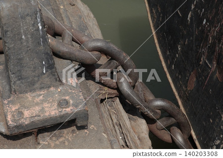 Rusted Metal Chain Rusted Metal Chain 140203308