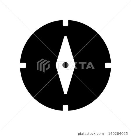 Simple compass icon Simple compass icon 140204025