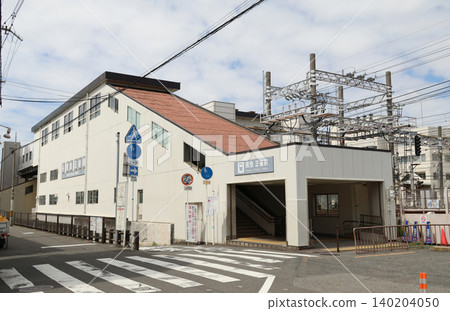 阪急京都線莊雀站高架車站大樓 140204050