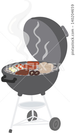 Festive food, barbecue grill filled perfect for Independence Day celebrations. Festive food, barbecue grill filled perfect for Independence Day celebrations. 140204659
