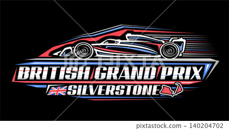 Vector logo for British Grand Prix Vector logo for British Grand Prix 140204702