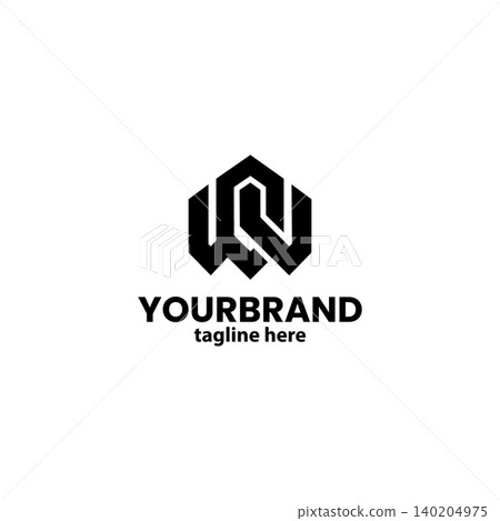 letter CW modern logo design vector letter CW modern logo design vector 140204975