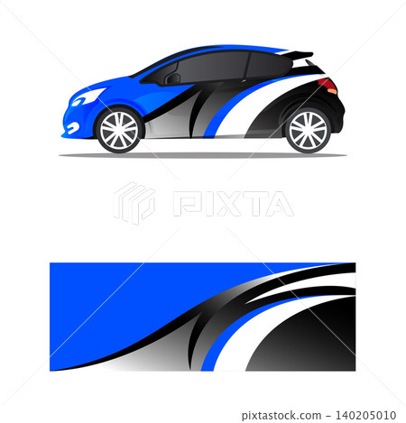 car wrap wave sticker, abstract graphic racing background stripes. car wrap wave sticker, abstract graphic racing background stripes. 140205010