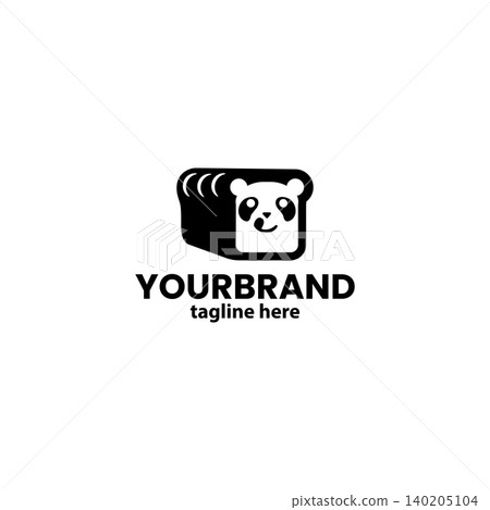 panda bread logo design vector panda bread logo design vector 140205104
