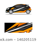 Car decal wrap design vector 140205119