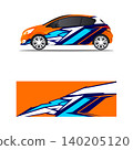 Car decal wrap design vector 140205120
