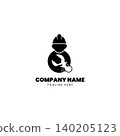 mechanic hug crank logo Design vector 140205123