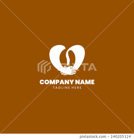 love bean logo Design vector love bean logo Design vector 140205124