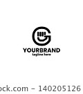 letter G hand logo design vector 140205126
