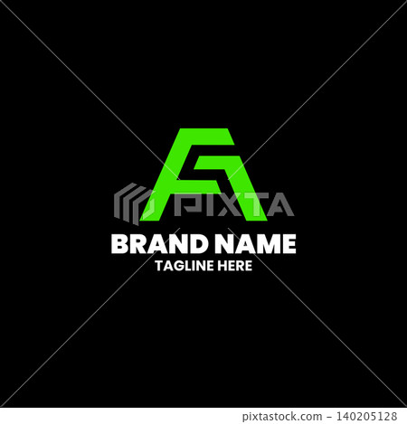 letter FA logo design vector 140205128