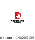 letter D wrench logo design vector 140205129