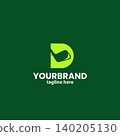 letter D golf logo design design vector 140205130