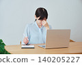 Women who experience eye strain while working from home 140205227