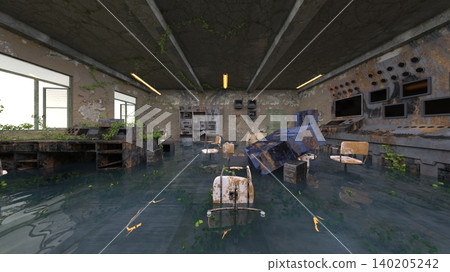 Ruined warehouse Ruined warehouse 140205242