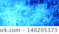 Blue flames burning against a black background 140205373